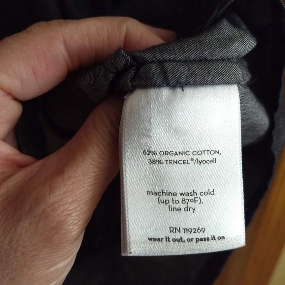 vintage y2k Nau dark wash chambray shirtdress EUC 🎈HOST PICK 🎈 - Picture 6 of 9